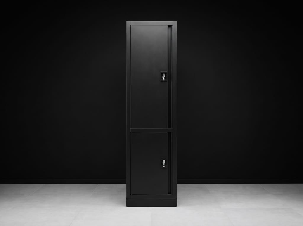 Высокий шкаф MODULO, два отсека, 200×55×52 см